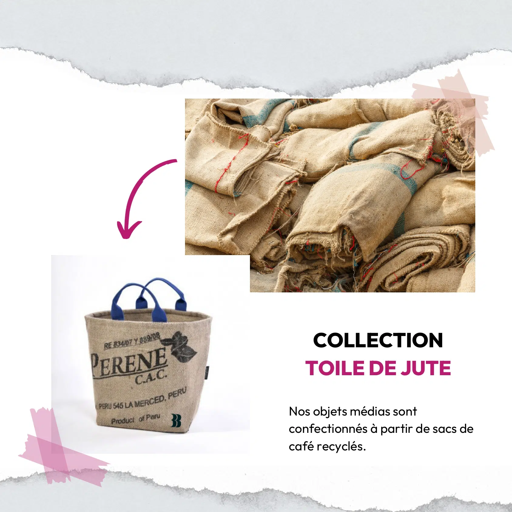 collection toile de jute